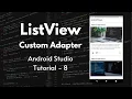 ListView with Custom Adapter - Social Media App Design