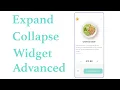 Flutter Expandable and Collapsible Text Widget Dynamically Change Widget Size Advanced