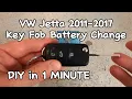 VW Key Fob Battery Replacement - Easy DIY
