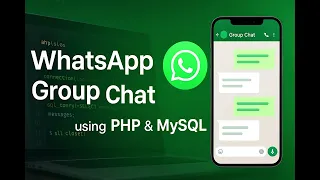 How To Make WhatsApp Group Chat Using HTML CSS Bootstrap JS AJAX PHP MySQL