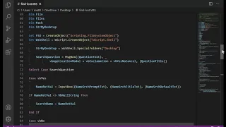 VBScript Find Any File in Any Directory on Any Drive