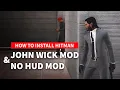 Hitman 3 Mod Tutorial - John wick NO HUD SLOW MOTION Files included