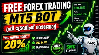 Free Forex Trading Bot - SMC Based MT5 EA Malayam - Educational Purpose Video