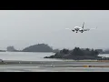 Alaska Airlines Boeing 737-700 Milk Run Landing Sitka Alaska