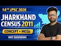 Jharkhand Census 2011 Concept MCQs JPSC JSSC Exams 2026 Udit Kushwaha