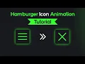 Create a Hamburger Icon using HTML CSS only