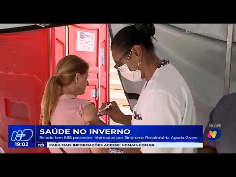 Saúde no inverno: Estado tem 688 pacientes internados por Síndrome Respiratória Aguda Grave