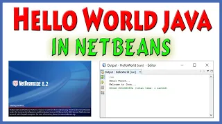 Hello World Program in Java Java Hello World Java in NetBeans Learn Java Tutorial
