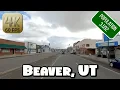 Driving Around Small Town Beaver Utah in 4k