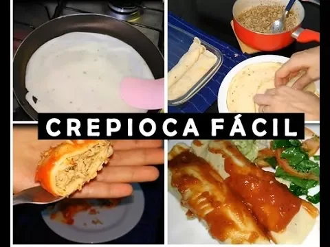 DICA DE RECEITA: CREPIOCA OU PANQUECA DE TAPIOCA