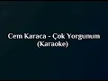 Çok Yorgunum - Cem Karaca (Karaoke)