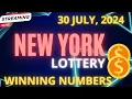 New York Midday Lottery Results For - 30 Jul 2024