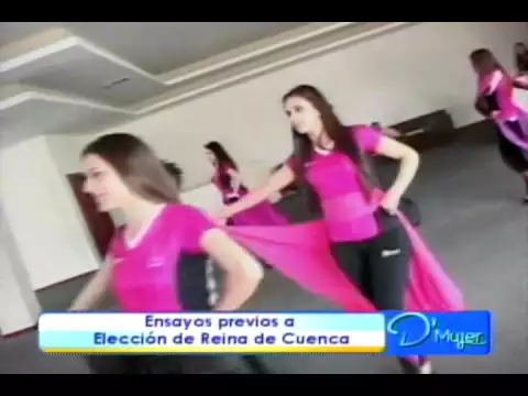 Ensayos previos a elección de Reina de Cuenca