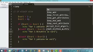 PHP Tutorial For Beginners 17 - IF Statement else in PHP