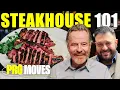 Bryan Cranston and Adam Richman Break Down the Steakhouse Commandments Pro Moves