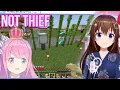 Lagu Tokino Sora Giggling At Luna Stealing Her Bamboo Right In Front Of Her | Minecraft  [Hololive/Sub]