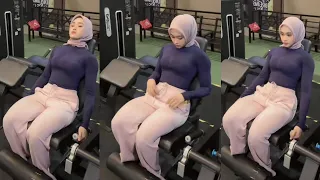 relaxing gym for beautiful hijab girls