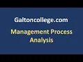 Management Process Analysis