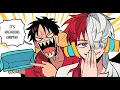ComicEdit Big brother Uta and Little Sister Luffy ONE PIECE