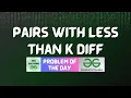 GFG POTD Pairs with Less Than K Diff GFG Solutions 04-08-2026