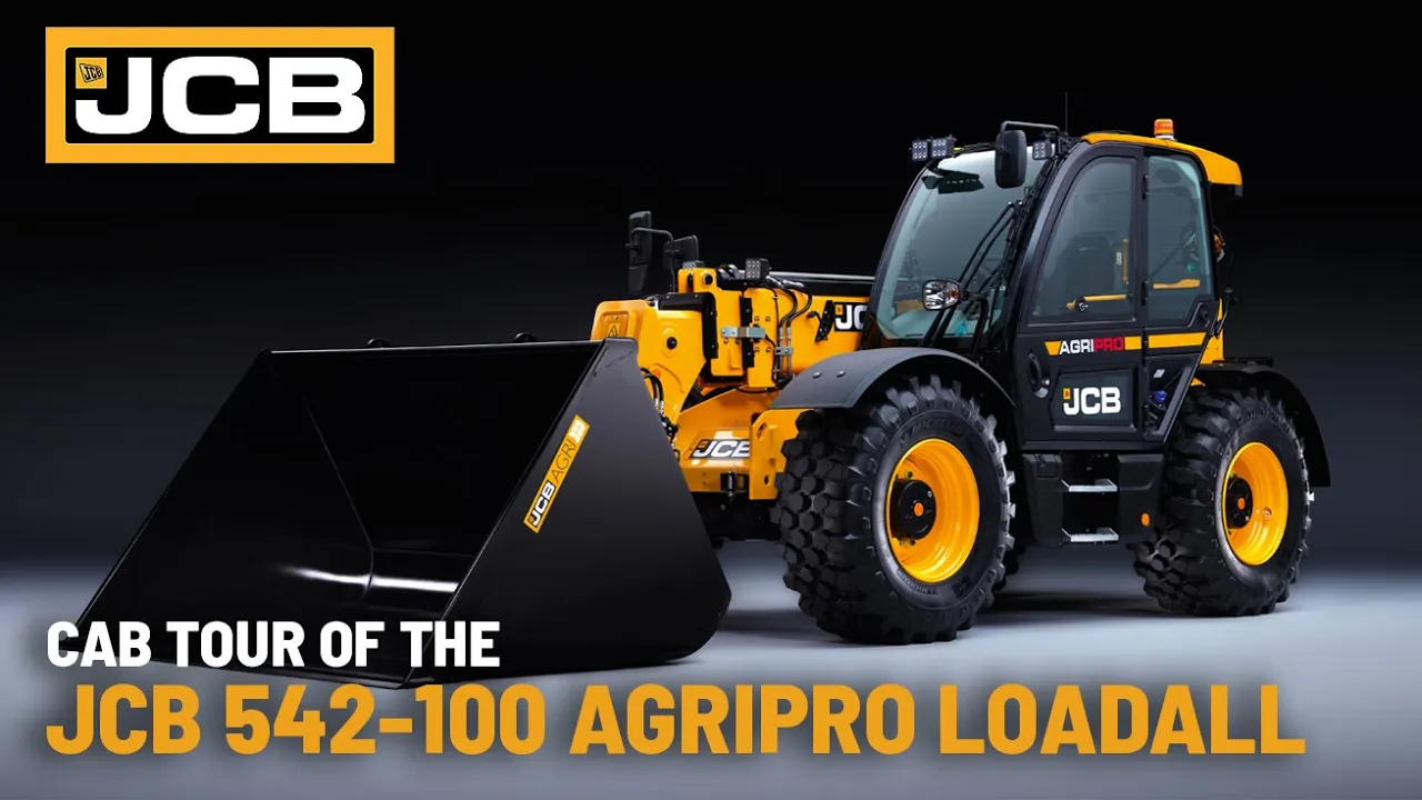 JCB 542-100 AGRIPRO Loadall cab tour