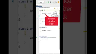 Java Coding Program 12 Instance Initializer Block