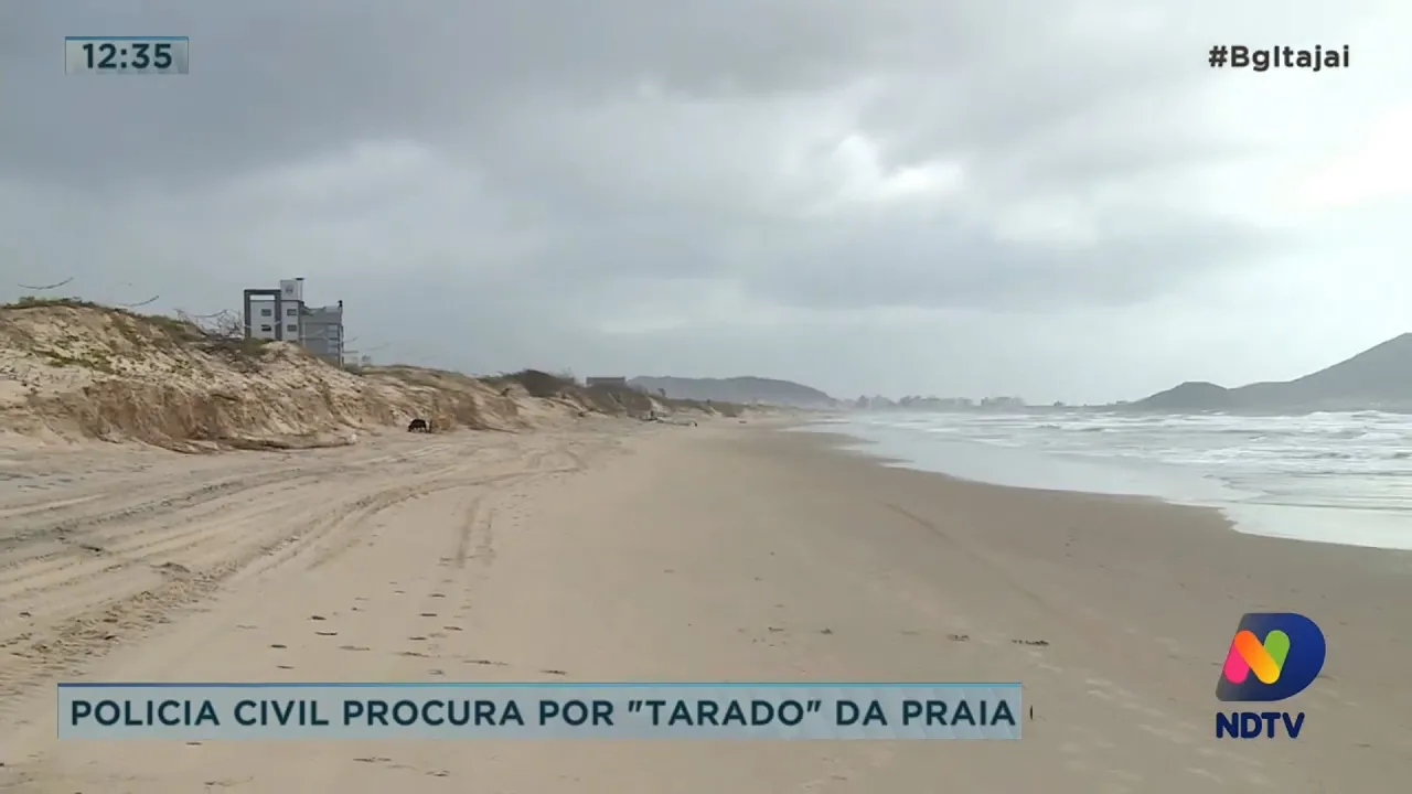 Polícia Civil procura por "tarado" da praia