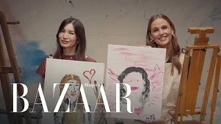 Jennifer Garner & Gemma Chan Talk ‘Alias’ & ‘Crazy Rich Asians 2’ | Portrait Mode | BAZAAR