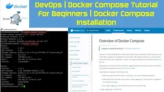 DevOps CICD Docker Compose Tutorial For Beginners Docker Compose Install