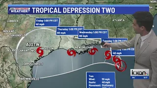 Watching soon to be Bertha hot week ahead KXAN Weather Forecast July 19