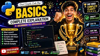 Python Basics in Telugu print function