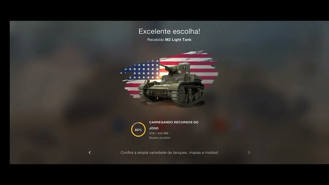Jogando WORD OF TANK