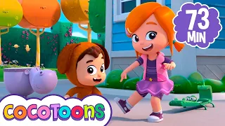 Cabeza, hombros, rodillas y pies y más canciones infantiles de Lea y Pop | Cocotoons