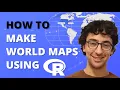 Make beautiful world maps in RStudio R programming