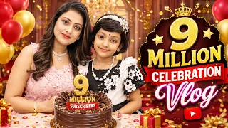 9 মিলিয়ন সেলেব্রেশন করতে গিয়ে যা যা কান্ড হলো | Celebration Vlog | Bengali Vlog | Bong Girl Monti