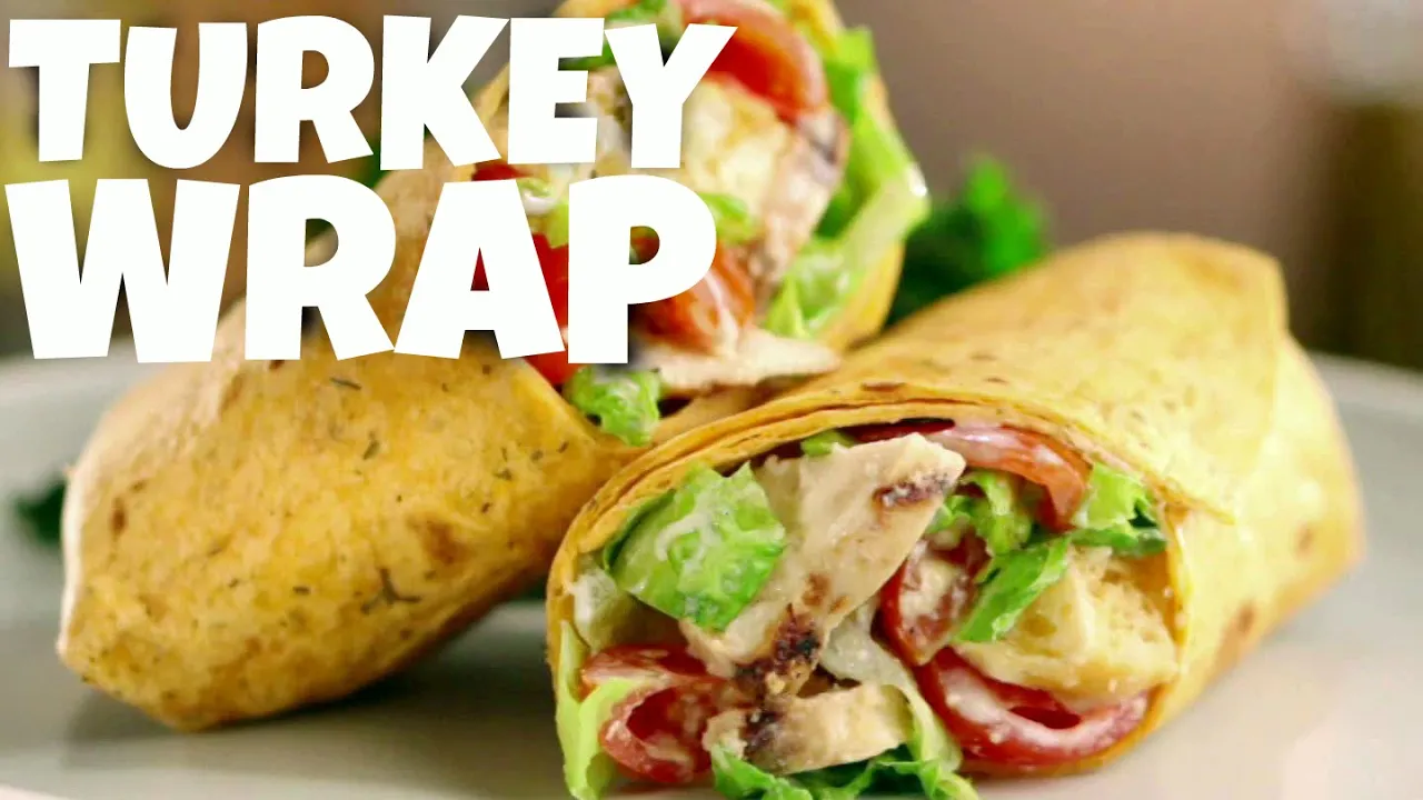 Healthy Wrap Recipe - turkey wraps - turkey meat - ground turkey - tortilla