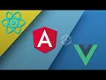 React vs Angular vs Vue js by Example best JavaScript framework