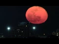 2016 Full Moonrise in Austin TX