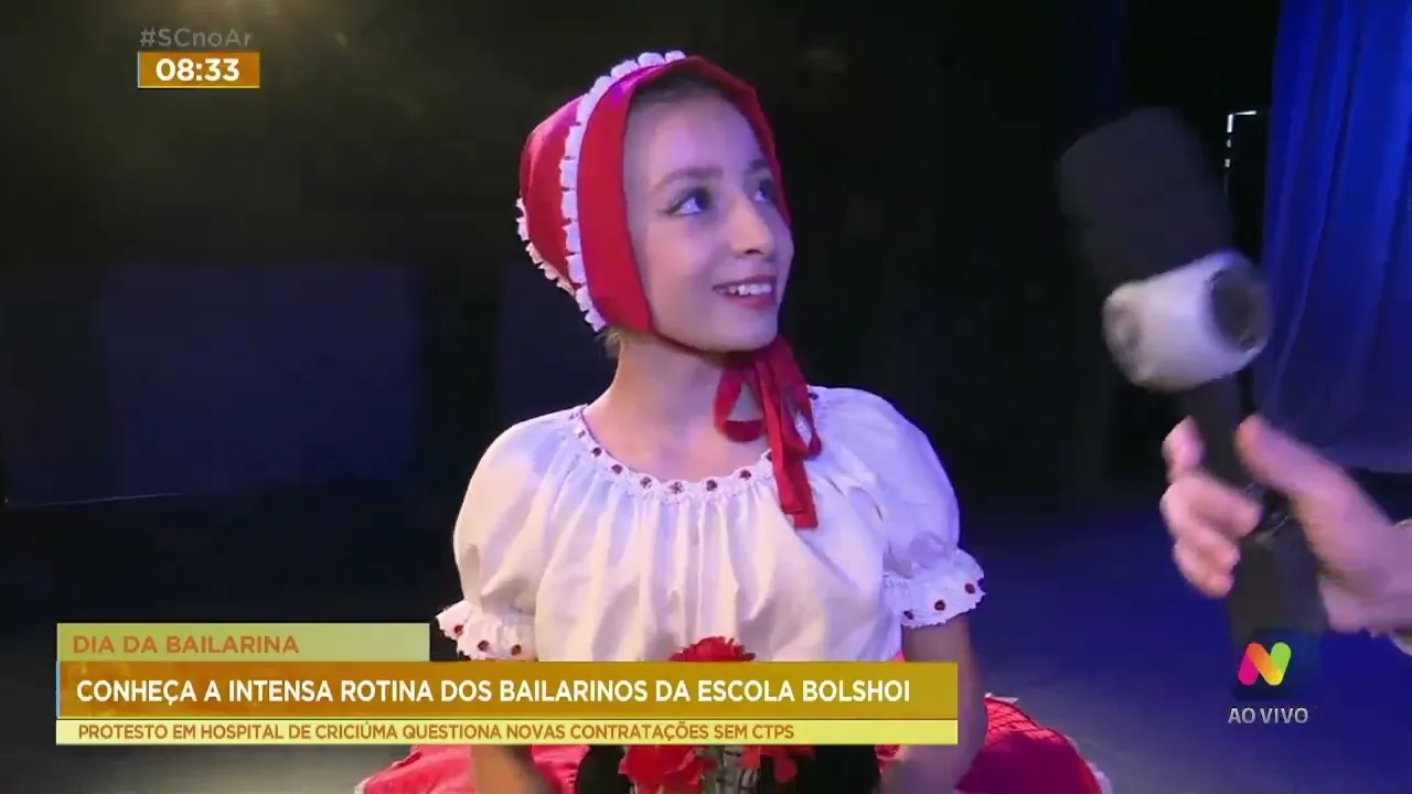 VÍDEO: No dia da bailarina, conheça rotina dos bailarinos da Escola Bolshoi de Joinville