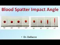 Blood Spatter Impact Angle