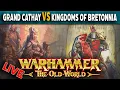 Download Lagu Grand Cathay vs Kingdom of Bretonnia - Warhammer The Old World Live Battle Report