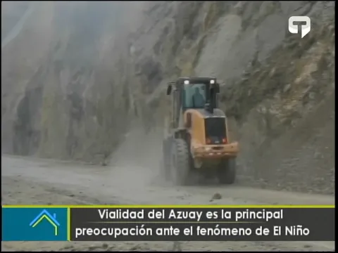 Vialidad del Azuay es la principal preocupación ante el fenómeno de El Niño