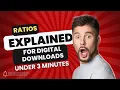 Ratio Explained - if you sell Printable Wall Art on Etsy you need to offer these sizes