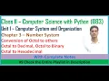 Number System Class 11 Computer Science with Python Chapter 3 Computer Science
