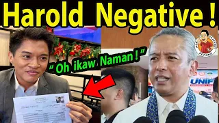 HAROLD RESPICIO NAG-NEGATlBO SA DR*G-TEST. HlNAMON SI . . . .