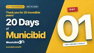 Municibid s 20th Anniversary Live Stream