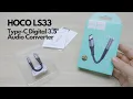 Hoco LS33 USB-C 3 5 mm Type-C Digital 3 5 Converter VTELECT - VTL