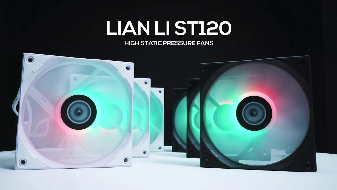 Lian Li ST120 RGB Black 3 Fans With Controller Fan