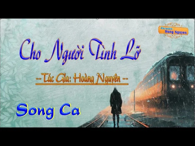CHO NGƯỜI TÌNH LỠ 