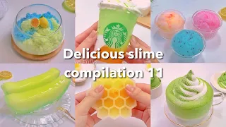 【ASMR】🍈おいしそうなスライムまとめ11🧋【音フェチ】Delicious slime compilation 11
